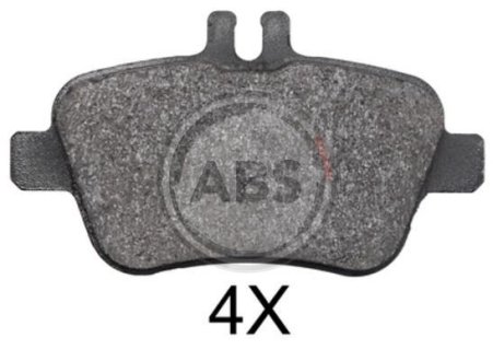 Гальмівні колодки, дискове гальмо (набір) A.B.S. '37905'