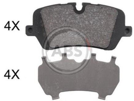 Гальмівні колодки диск.задние Range Rover IV 3.0D-5.0 12- A.B.S. 37981
