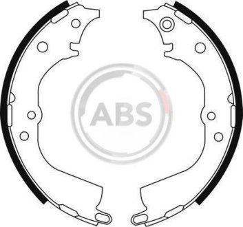 Гальмівні колодки (набір) A.B.S. 8944
