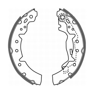 Гальмівні колодки, барабанные ABE C02063ABE