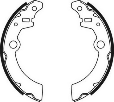 Гальмівні колодки, барабанні ABE C08021ABE