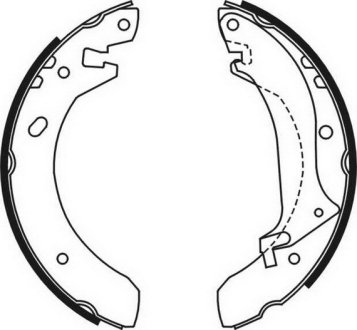 Гальмівні колодки, барабанные ABE C0I001ABE