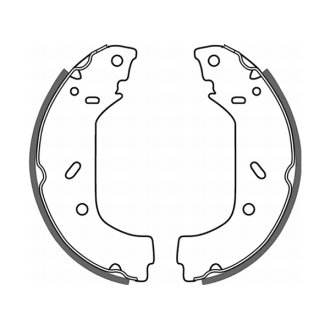 Гальмівні колодки, барабанные ABE C0P015ABE