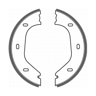 Гальмівні колодки, барабанні ABE CRB000ABE
