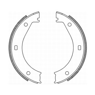 Гальмівні колодки, барабанные ABE CRB005ABE