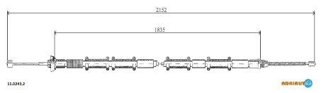 Автозапчасть ADRIAUTO 11.0243.2