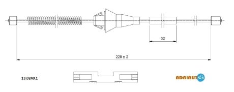 Автозапчасть ADRIAUTO 13.0240.1