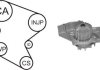 WPK-1580R04 Насос охолоджуючої рідини + комплект зубчатого ременя