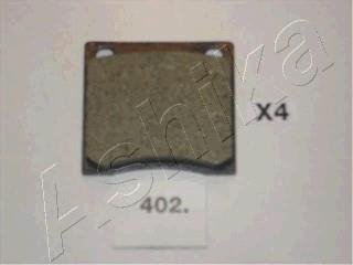 Колодки гальмівні дискові (комплект 4 шт) ASHIKA 5004402 (фото 1)