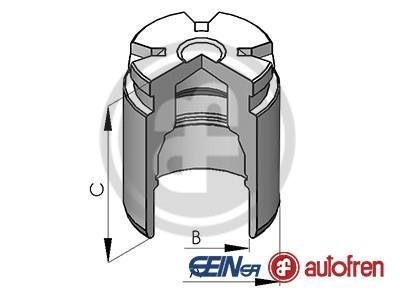 Елементи гальмівного супорта (Поршень) AUTOFREN D025642