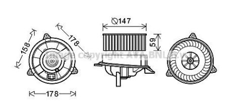 Компрессор салону AVA COOLING FD8495