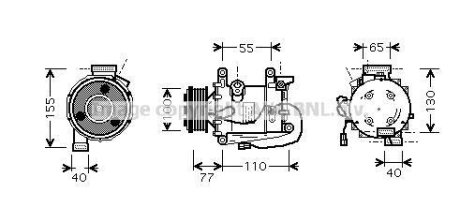 Компресор кондиционера AVA AVA COOLING HDAK208