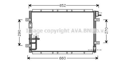 Радиатор кодиціонера AVA COOLING KA5030