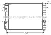 Радиатор охолодження двигуна ASTRAG/ZAFIRA AT +-AC 98- AVA COOLING OLA2253 (фото 2)