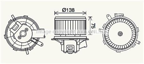 Компрессор салону AVA COOLING PE8406