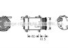 Компрессор кондиціонера AUDI, SEAT, SKODA, VW VWAK220 (вир-во) AVA COOLING VNAK220 (фото 3)