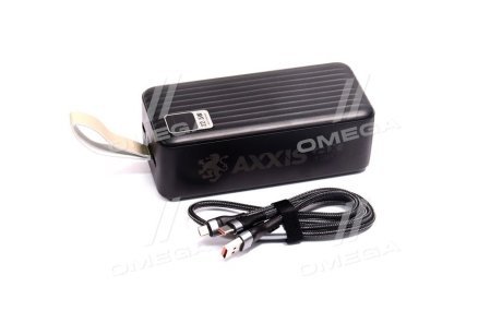 Повербанк 40000mAh, Ultra Fast Charge 5V4, 5A + кабель зарядки <> Axxis Ax-1387