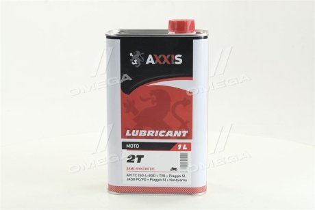 Олива моторн. MOTO 2T 10W-40 (Канистра 1л) Axxis AX-2055