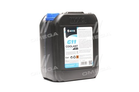 Антифриз BLUE G11 Сoolant Ready-Mix -36°C <> (синий) (Канистра 5кг) Axxis AX-P999-G11B RDM5