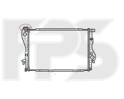 Радіатор охолодження BEHR FP 14 A862-X