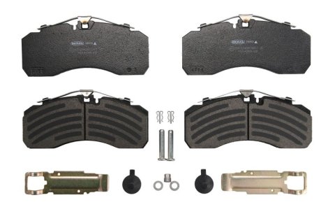 Комплект гальмівних колодок, дискове гальмо, WVA29253 PROTEC-S фрикційна смесь для причіпних осей BERAL BCV29253TK (фото 1)