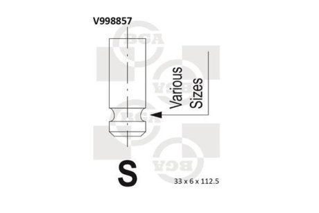 Автозапчасть BGA V998857