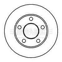 - Диск гальмівний (2 шт) BORG & BECK BBD4949