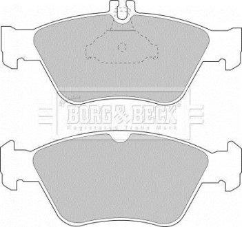 - Гальмівні колодки до дисків BORG & BECK BBP1454