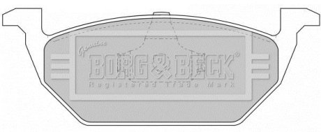 - Гальмівні колодки до дисків BORG & BECK BBP1618 (фото 1)