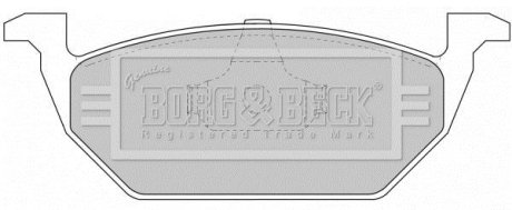 - Гальмівні колодки до дисків BORG & BECK BBP1618