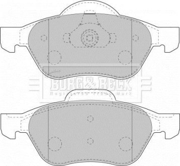 - Гальмівні колодки до дисків BORG & BECK BBP1806