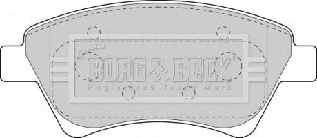 - Гальмівні колодки до дисків BORG & BECK BBP1821