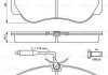 Колодки гальмівні дискові CITROEN Jumper 1.9,2.5Diesel/FIAT DUCATO 18,4x4 2.5,2.8TD/PEUGEOT Boxer BOSCH 0986424031 (фото 8)