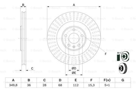 Автозапчасть BOSCH 0986479E41