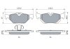 Колодка гальм. диск. BMW 1(E81,87) 05-,3(E90,91) 07-,X1(E84) 09- задн. (вир-во) BOSCH 0 986 494 272 (фото 5)