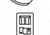 Лампа накаливания, фара дальнего света, Лампа накаливания, основная фара, Лампа накаливания, противо BOSCH 1987301041 (фото 5)