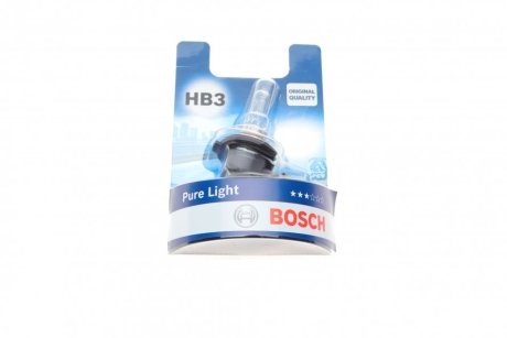 Лампа HB3 60W 12V Pure Light блистер - кратн. 20 шт BOSCH 1 987 301 062 (фото 1)