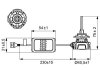 Лампа (2шт.) Duobox LED Gigalight P22d (HB4) 12В 30Вт BOSCH 1987301555 (фото 2)