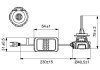 Лампа (2шт.) Duobox LED Gigalight PX26d (H7) 12В 30Вт BOSCH 1987301557 (фото 2)