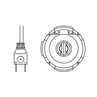 Лампа світлодіодна LED 12V H7 30W BOSCH 1987301557