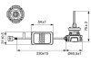 Лампа (2шт.) Duobox LED Gigalight PGJ19 (H8) 12В 30Вт BOSCH 1987301558 (фото 2)