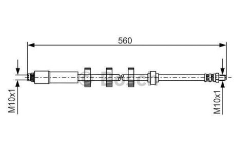 Тормозной шланг BOSCH 1 987 481 290 (фото 1)