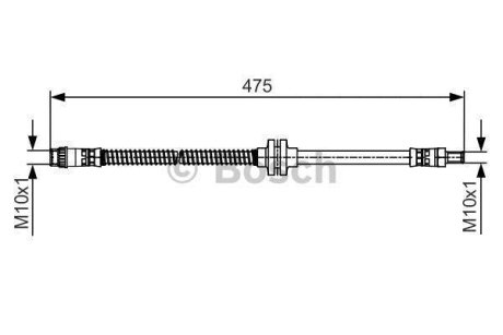 BRAKE HOSES BOSCH 1 987 481 496