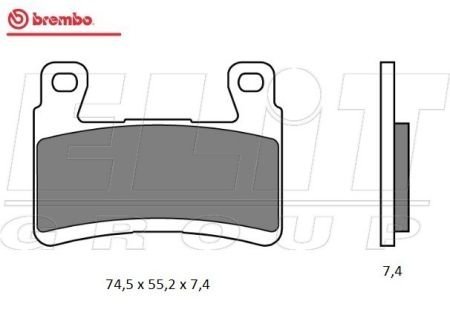 Гальмівні колодки BREMBO 07KA29SA