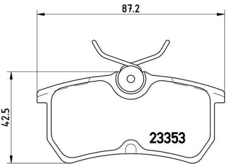 Гальмівні колодки дискові BREMBO P24047 (фото 1)