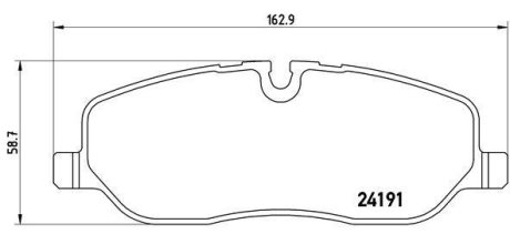 Гальмівні колодки дискові BREMBO P44014 (фото 1)