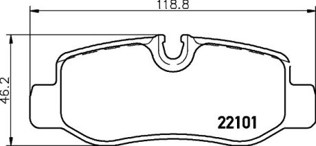 Гальмівні колодки дискові BREMBO P50126 (фото 1)