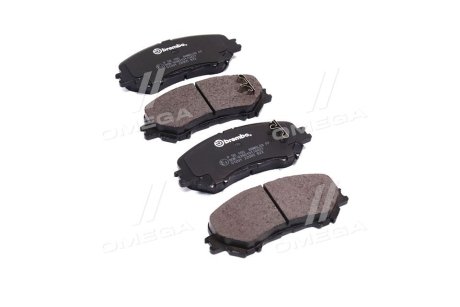 Колодка гальм. диск. NISSAN QASHQAI, RENAULT KADJAR передн. (вир-во) BREMBO P 56 100 (фото 1)