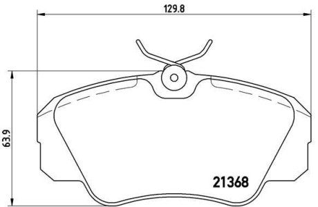 Гальмівні колодки дискові BREMBO P59 016 (фото 1)