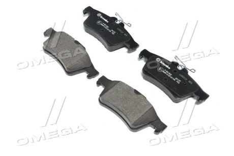 Колодка гальм. диск. FORD FOCUS MAZDA 3,5 OPEL VECTRA C, RENAULT LAGUNA задн. (вир-во) BREMBO P 59 042 (фото 1)